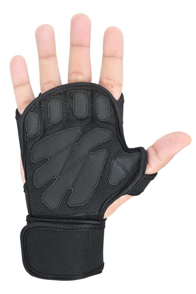 Full Life Black Cross Training Gym Glove-Safety Gloves-Daniel Smart Mfg - Retail
