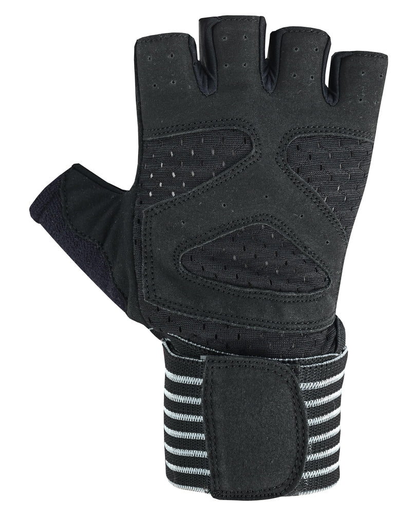 Power Palm Weightlifting and Gym Workout Glove Black-Safety Gloves-Daniel Smart Mfg - Retail